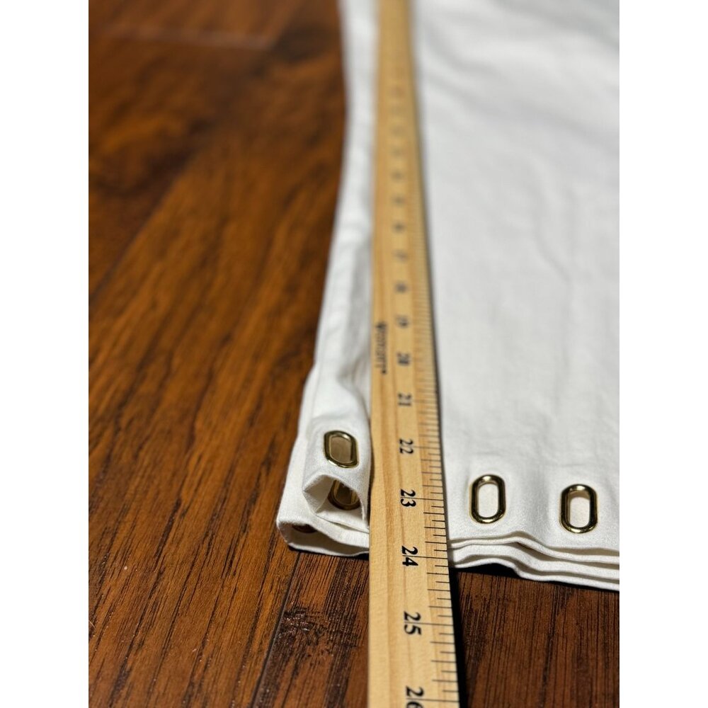 Jones New York Signature Dress Pants Size 4 White Stretch Keyhole Bottom Detail - Picture 8 of 11